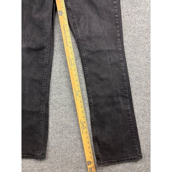 Shyanne Bootcut Jeans Women's 32 Black Denim Stretch Mid Rise 5 Pocket Ankle - Picture 5 of 9